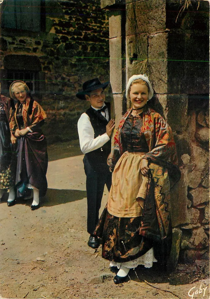 Folklore Frankreich — Auvergne — Die Bourrée von Rochefort — Éditions Gaby - Vorderseite