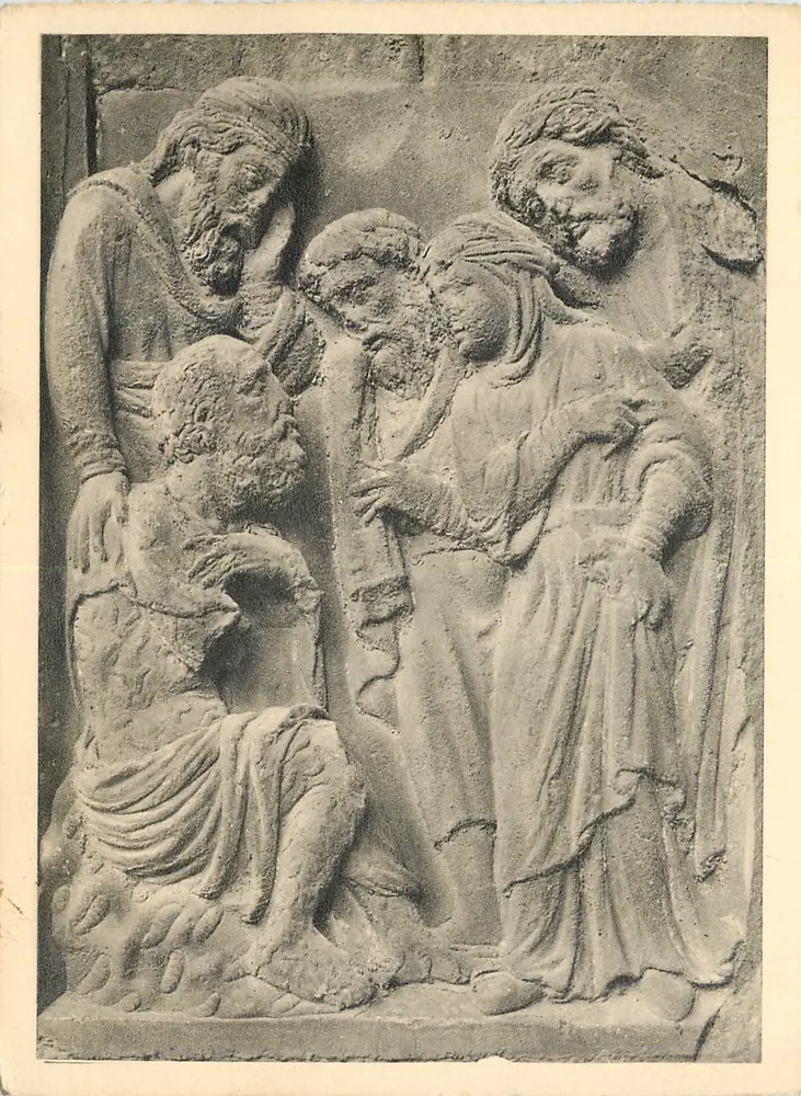Portal des Jüngsten Gerichts — Relief eines Pfeilers — Éditions Notre-Dame de Paris, Paris - Vorderseite