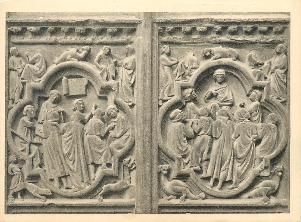 Portal Saint-Etienne — Szenen aus dem Studentenleben — Éditions Notre-Dame de Paris - Vorderseite