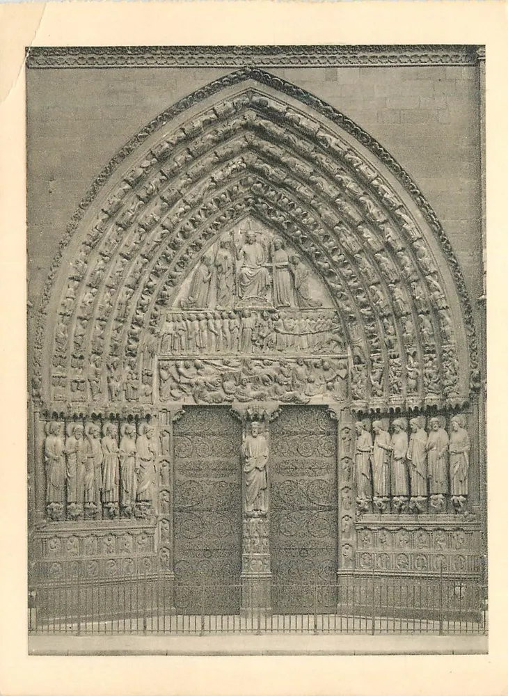Portal des Jüngsten Gerichts — Notre-Dame de Paris — Éditions Tel - Vorderseite