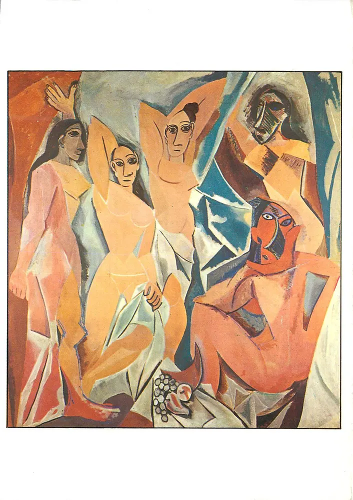 As Moças de Avignon — Picasso — A arte moderna - Frente