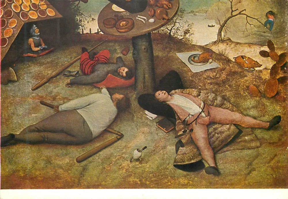 Le pays de Cocagne — Peter Bruegel (vers 1528-1569) — Les Éditions Nomis, Paris - Recto