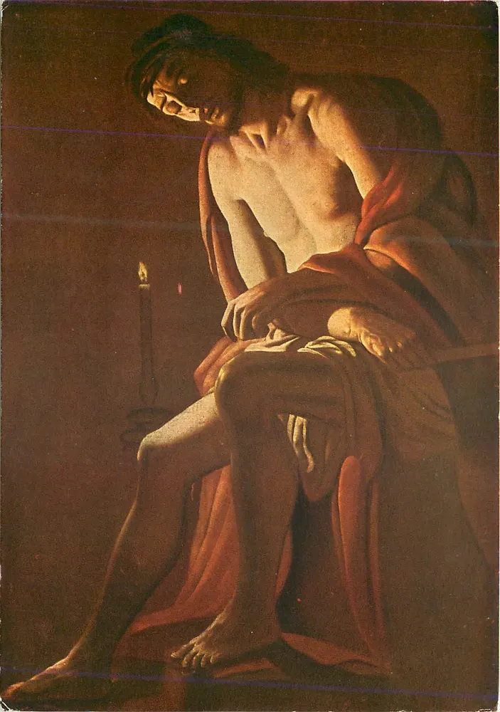Christus der Geduld — ca. 1620–1630 — Georges de La Tour (1593–1652) — Éditions Nomis, Paris - Vorderseite
