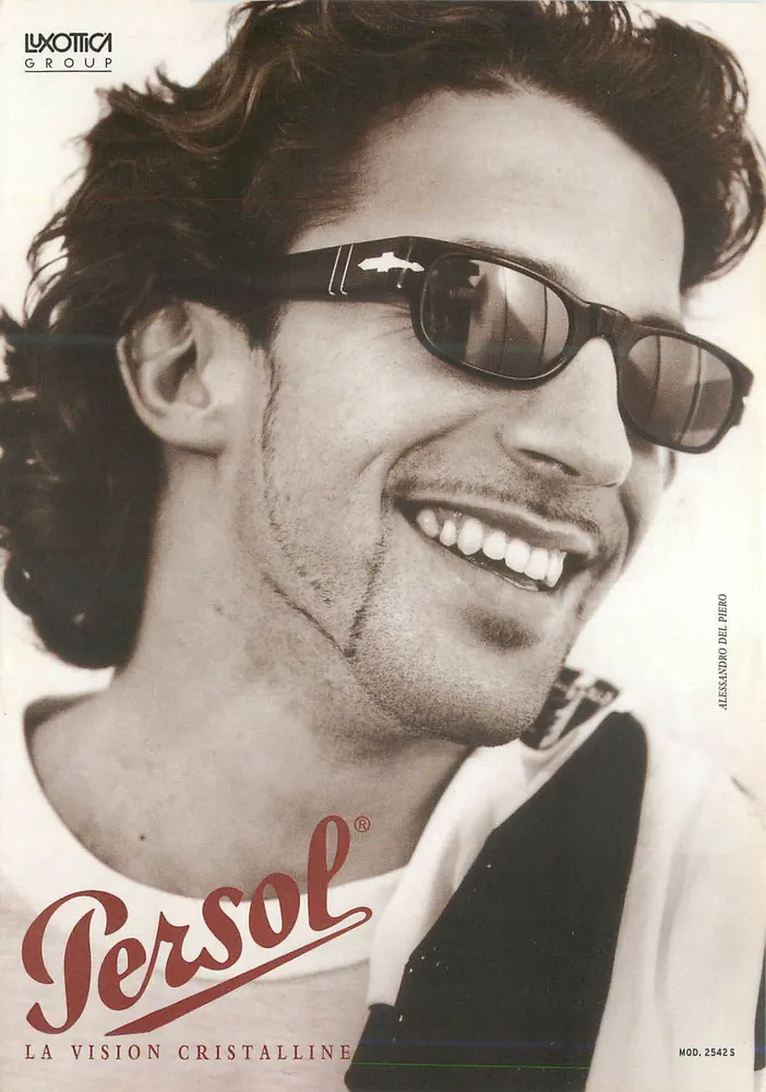 Alessandro Del Piero — Persol Cristalline — Luxottica Group - Anverso