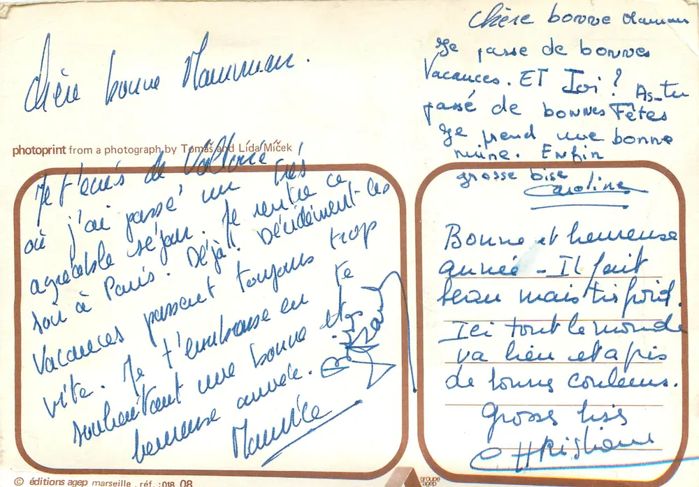 Chevaux sauvages enneigés — photoprint de Tomáš and Lída Miček — éditions agep, réf. 018 08 - Verso