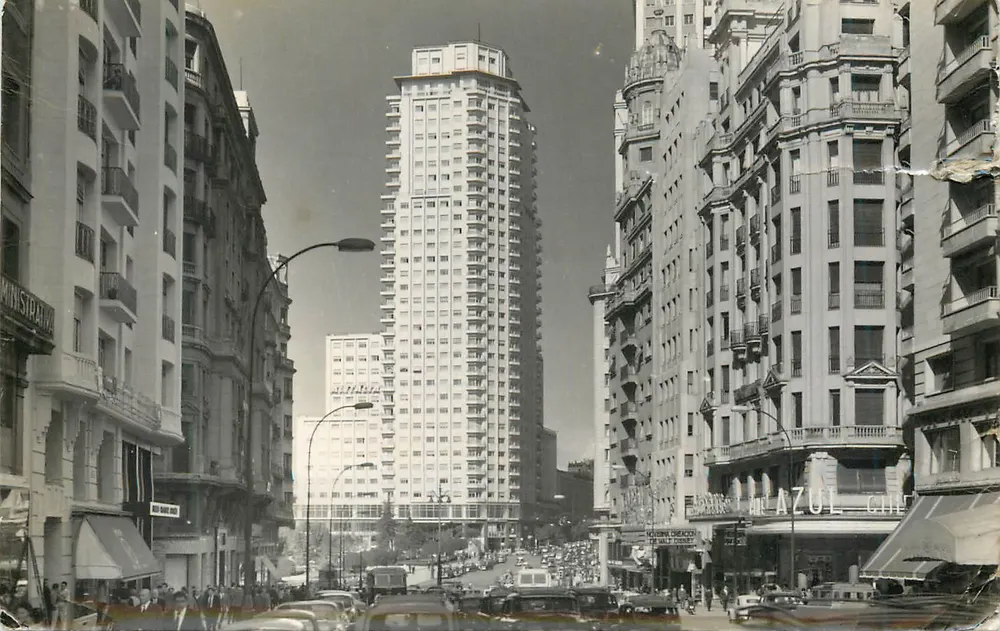 Madrid — Avenue José Antonio — éditeur CIMER, n°12 - Vorderseite