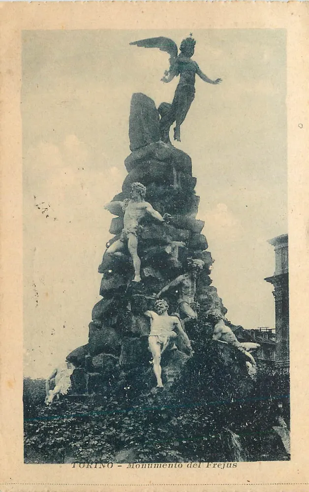 Torino - Monumento do Frejus — editor desconhecido, número de série não visível - Frente
