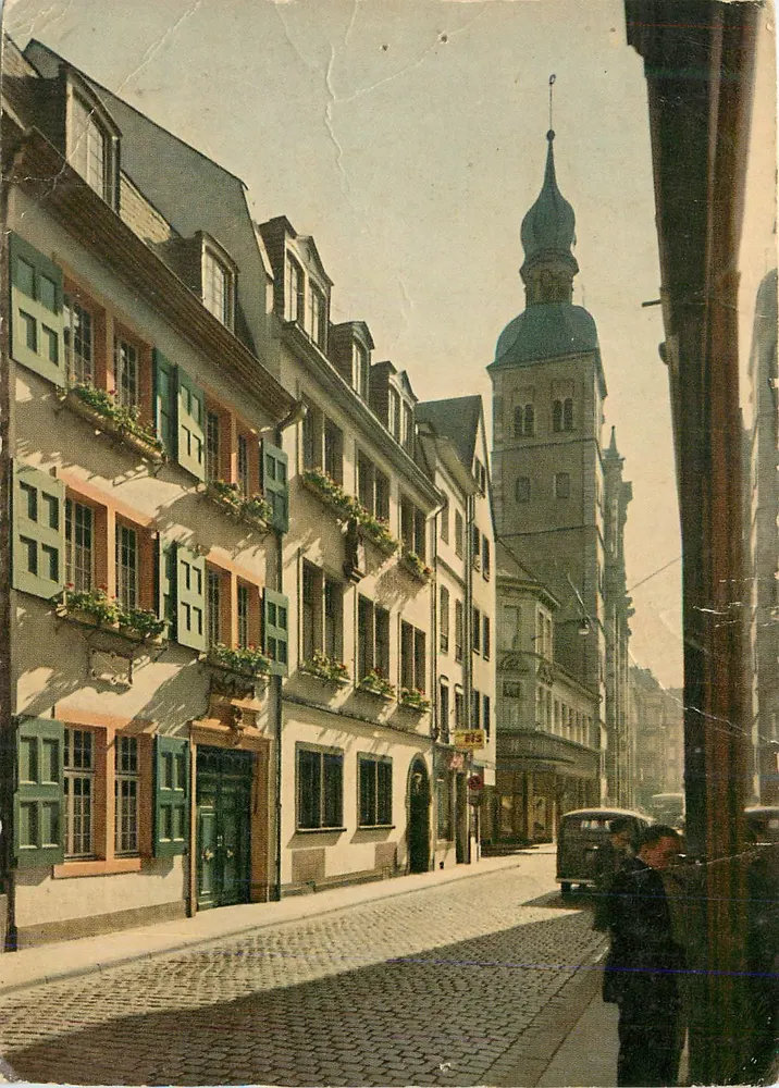 Bonn: Geburtshaus Beethovens — Geburtsort Beethovens — Jos. Kessel, Niederdollendorf bei Bonn, Nr. 2033 - Vorderseite