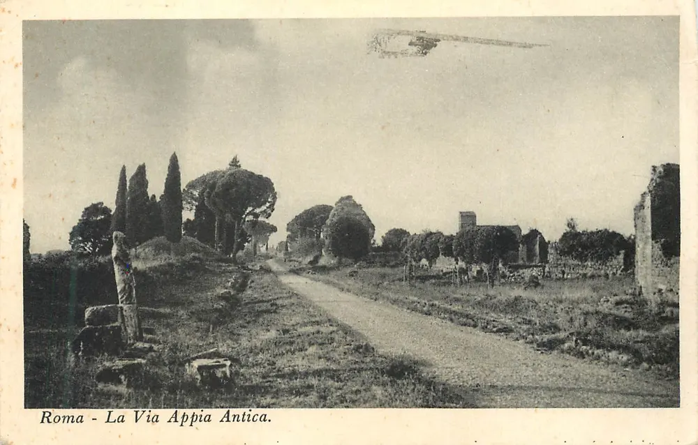 Roma - A Via Appia Antica — Edição Adolfo Como, n°26 - Frente