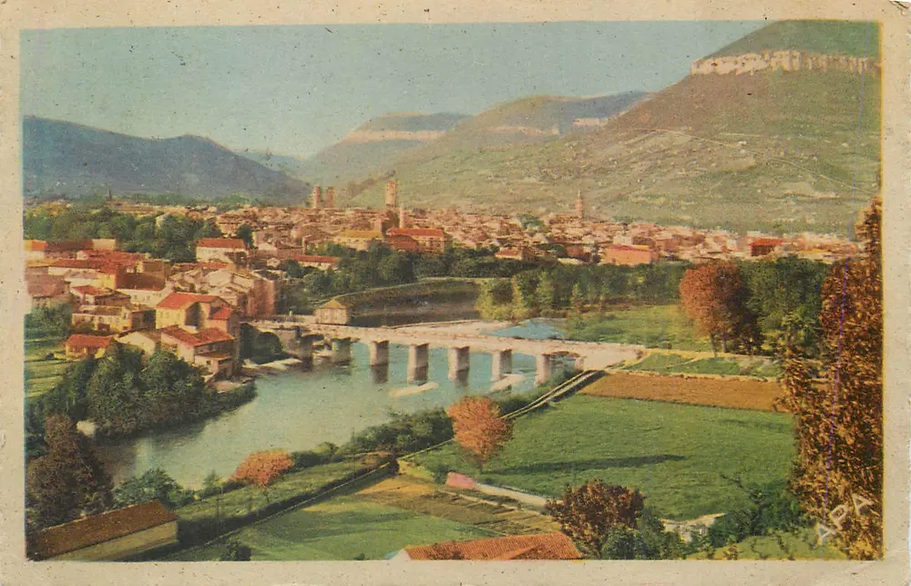 As Gorges do Tarn — Vista geral — As Cartas A.P.A. — POUX - Frente