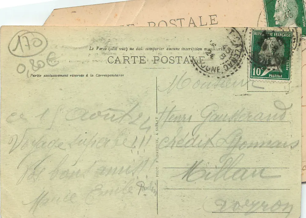 Aurillac — Maison Consulaire — éditeur Sarladdis - Verso