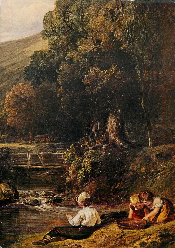 Borrowdale — detalhe — William Collins, R.A. (1788-1847), P.C. 1492 - Frente