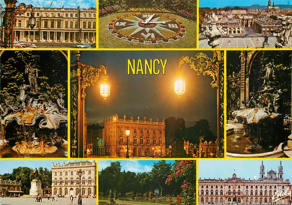 Nancy — Panoramablick und Denkmäler — Estel-Verlag - Vorderseite