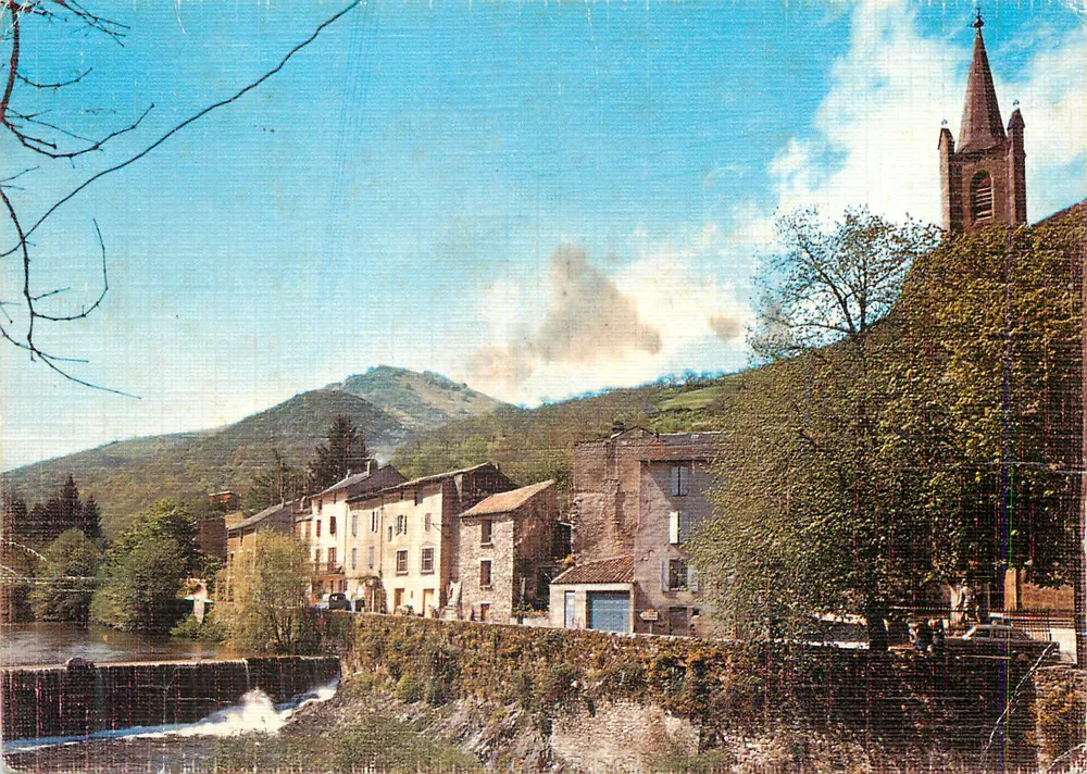 Brusque (Aveyron) — Einer der Aspekte der Stadt am Rand des Dourdou — Gesellschaft der Ansichtskartenverleger APA-POUX - Vorderseite