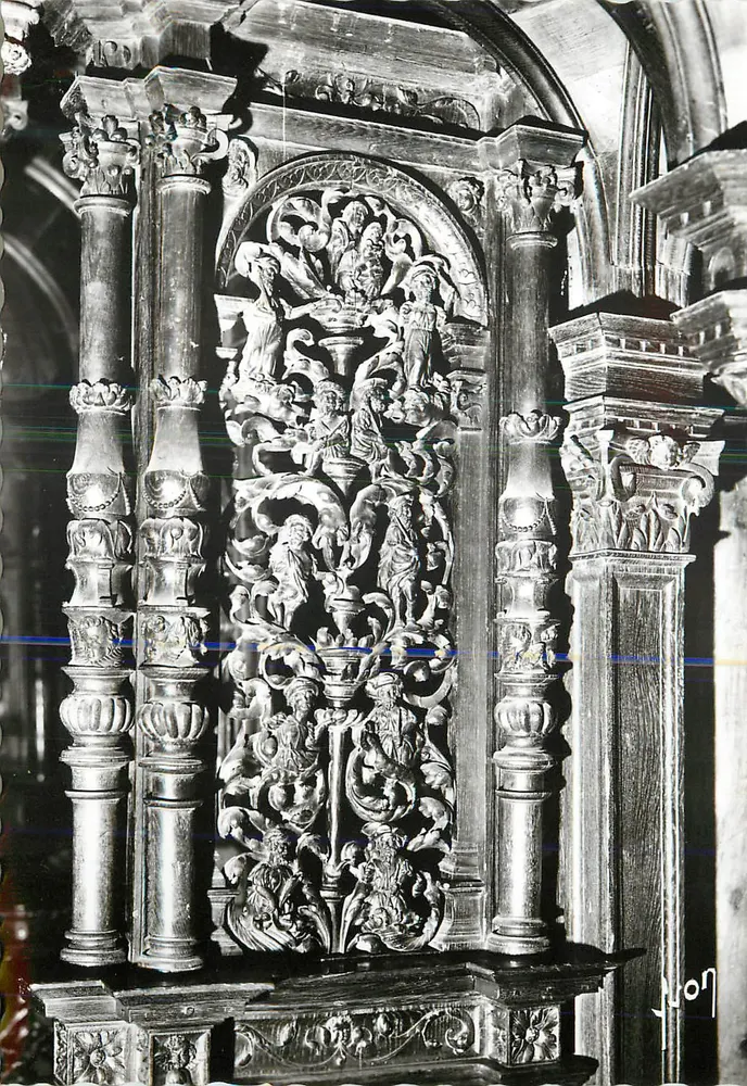 St-Bertrand de Comminges — Holzschnitzerei des Chors — Éditions d'Art Yvon - Vorderseite