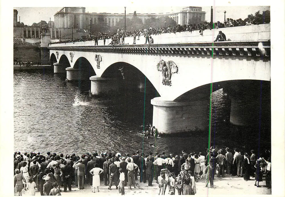 Baden op de brug van het Trocadéro — Uitgever GENDRE, n° 184 - Voorkant