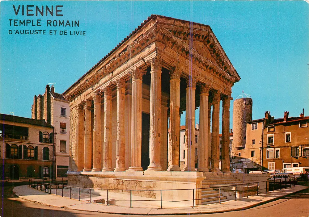 Wenen - Romeinse Tempel van Augustus en Livia — Éd. J. Cellard, n° 37352 - Voorkant