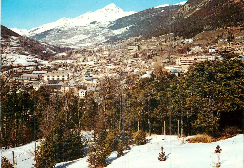 Die großen Alpen im Winter — Panoramablick — editions de france - Vorderseite