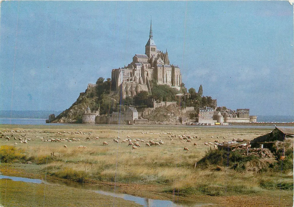 Mont-Saint-Michel — Die Schafe und die Südwestfassade — Artaud Frères - Z.I. Rue de la Métallurgie - 44470 Carquefou (Nantes) - Vorderseite
