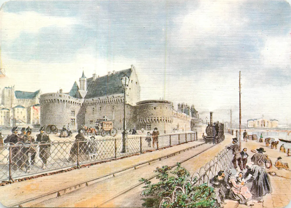 Il Castello dei Duchi di Bretagna — Nantes — Société d'Agences et de Diffusion, Rue de l'Europe - Recto