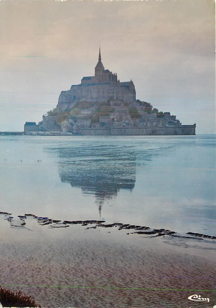 Mont-Saint-Michel — Contre-jour — editor Cing - Frente