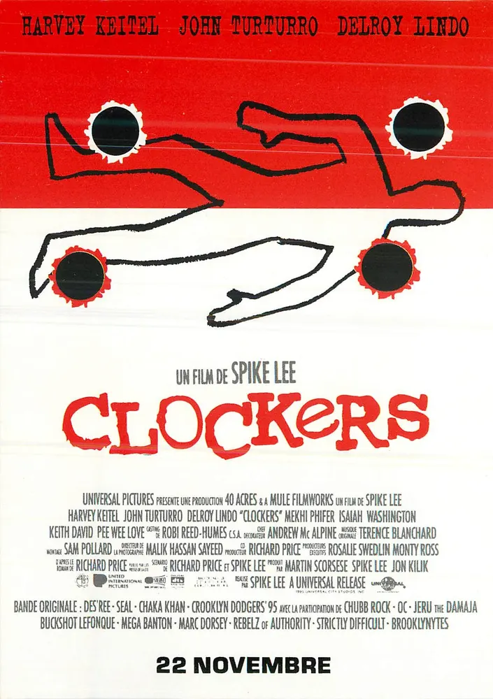Affiche del film 'Clockers' — Spike Lee — Universal Pictures - Recto