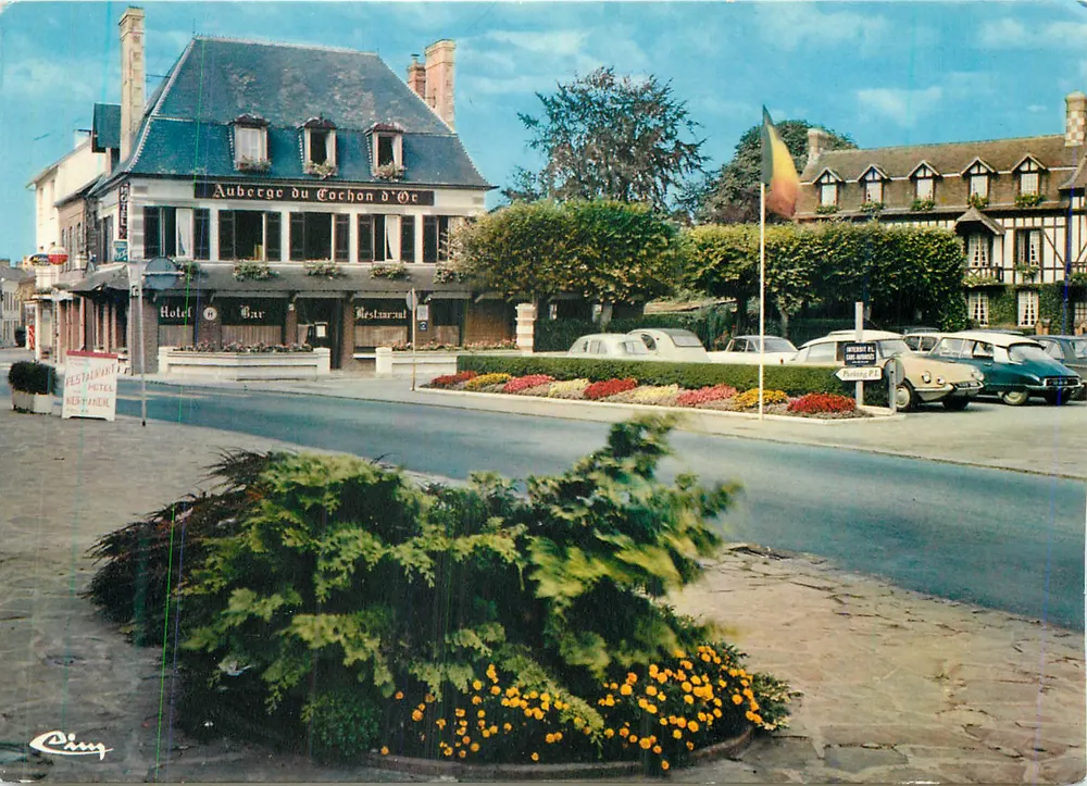 Gasthof zum goldenen Schwein — Beuzeville (Eure) — Verlag Combier - Vorderseite