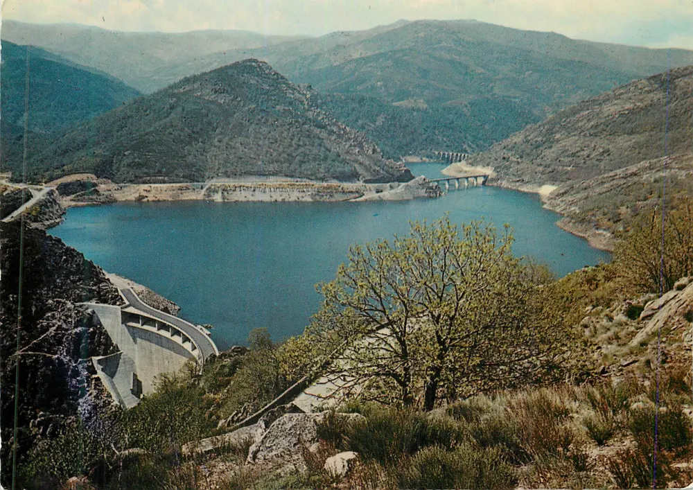 Barragem de Villefort — Lozère — Éditions J. Cellard - Frente