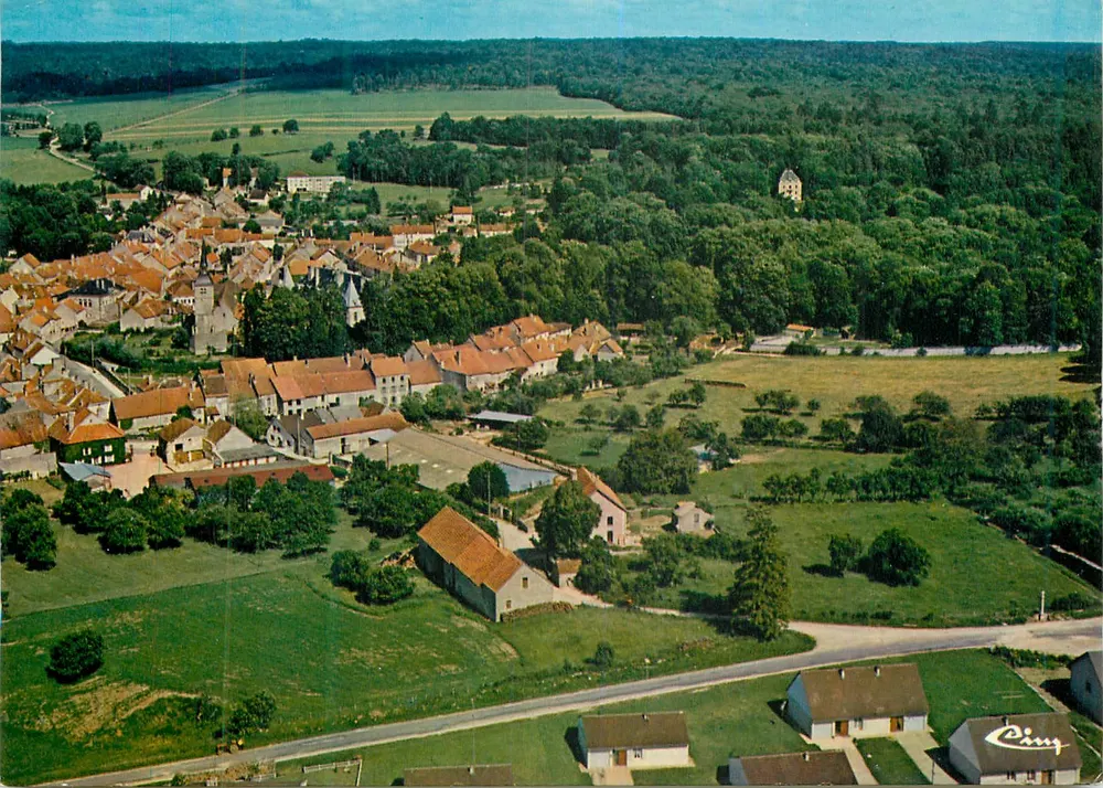 Arc-en-Barrois — Vista geral aérea — Impressor Combier - Frente