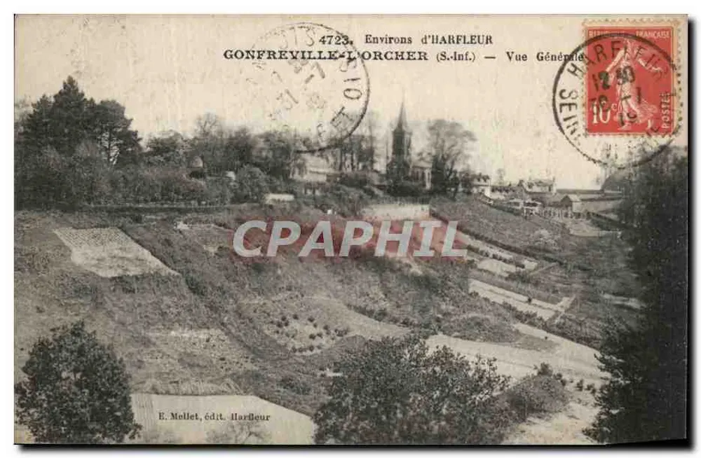Gonfreville-l'Orcher (S.-Inf.) — Allgemeiner Blick — E. Mollet, Verlag Harfleur - Vorderseite