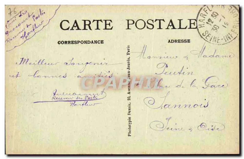 Gonfreville-l'Orcher (S.-Inf.) — Allgemeiner Blick — E. Mollet, Verlag Harfleur - Rückseite