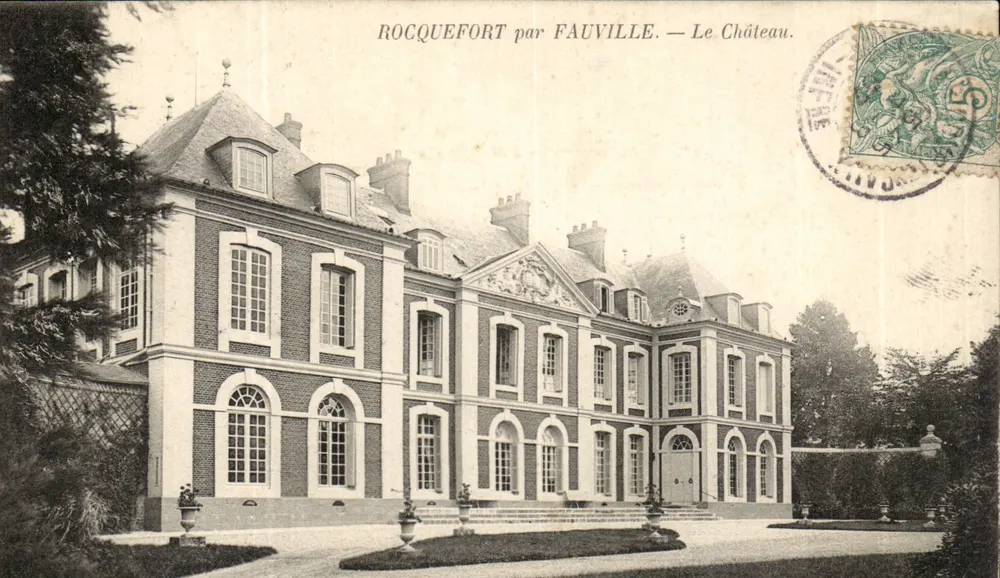 Rocquefort von Fauville — Das Schloss — Verlag Fauville - Vorderseite