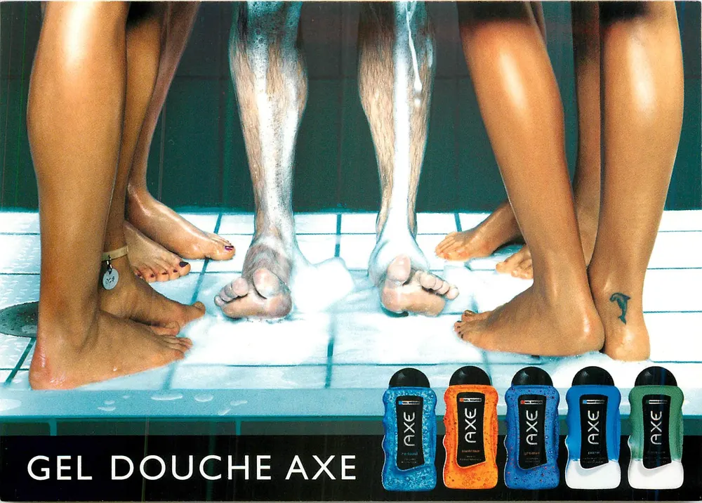 Gel Douche Axe — publicidade para várias variantes — Axe Academy - Frente