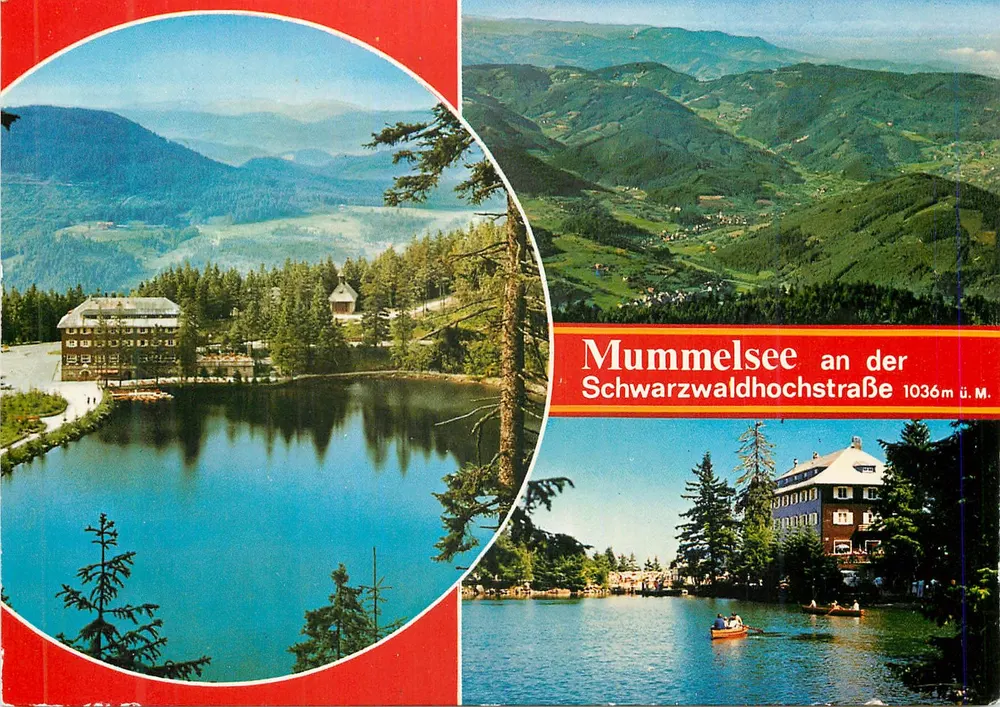 Mummelsee an der Schwarzwaldhochstraße — 1036 m ü. M. — Metz Ansichtskarten - Recto