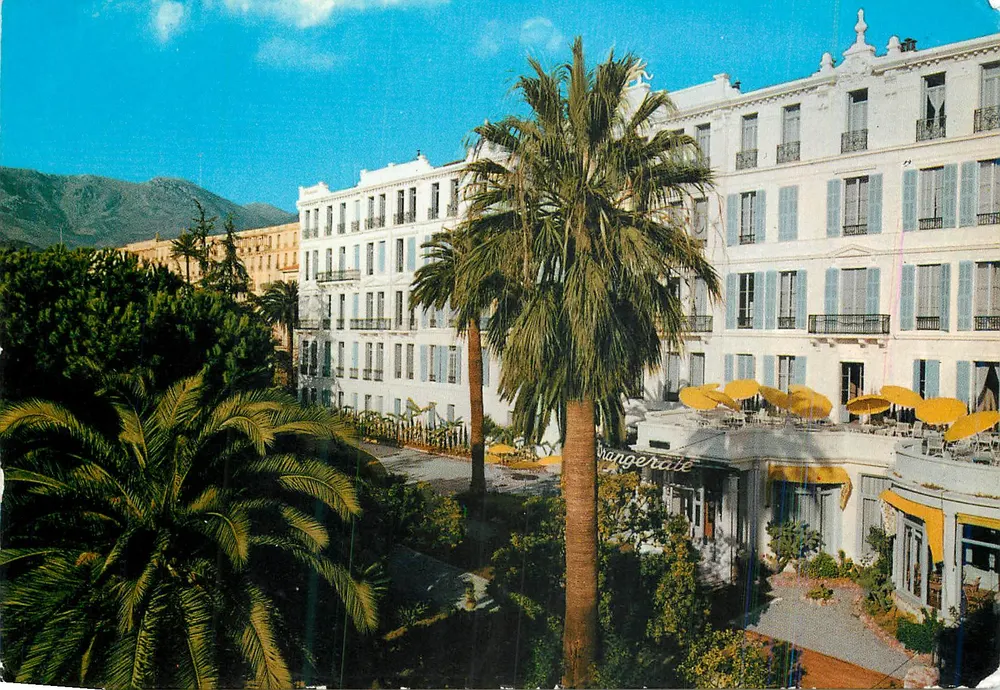A Orangeraie — Menton — editor R. Judin - Frente