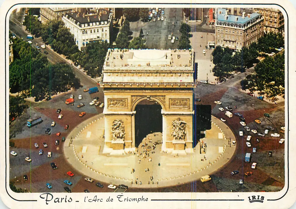Paris - Der Arc de Triomphe — Éditions IRIS - Vorderseite
