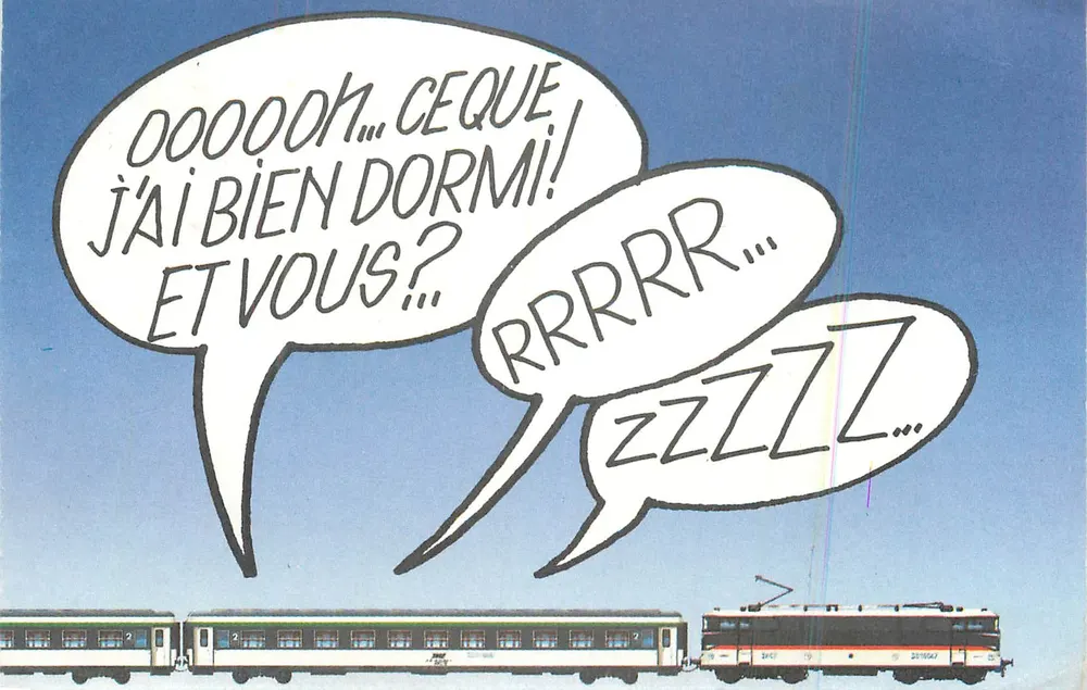 Trem noturno — SNCF — Episódio n°8 — Imp. Bellemoise - Frente