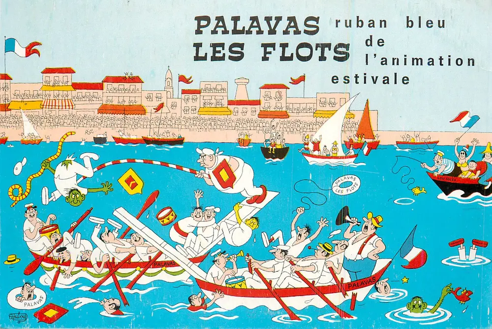 Palavas-les-Flots — animação estival — editada pelo Comité des Fêtes de Palavas-les-Flots - Frente
