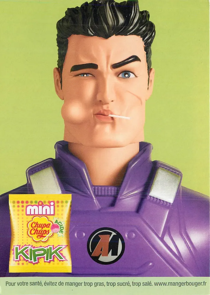 Action Man — Chupa Chups Kipik — Hasbro - Frente