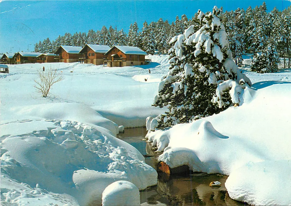 Die Chalets unter Schnee — Editions DINO, Nr. 7033 - Vorderseite