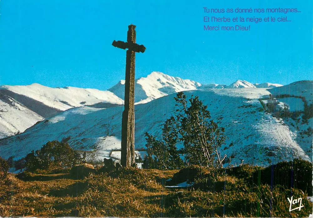 Kreuz in den Pyrenäen — Verlag Yan, Nr. 1631 - Vorderseite