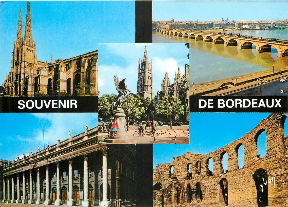 Bordeaux — Lembrete de Bordeaux — Edições d'art Yvon - Frente