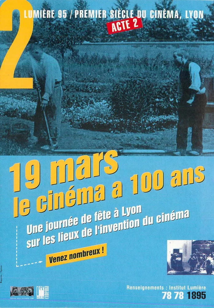 Luz 95 / Primeiro Século do Cinema, Lyon — Atuação 2 — Instituto Lumière - Frente