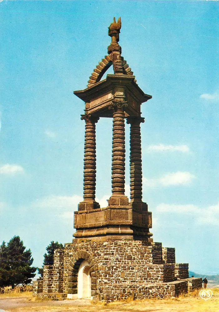 Denkmal von Vercingétorix — Puy de Dôme — Ausgabe L'Auvergne Touristique - Vorderseite