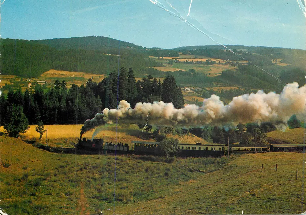 Dampfzug "La Galoche" — Velay-Vivarais — Éditions Cellard - Vorderseite