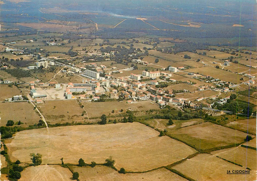 Ghisonaccia — Vue générale de la ville — Éditions 'La Cigogne' - Recto