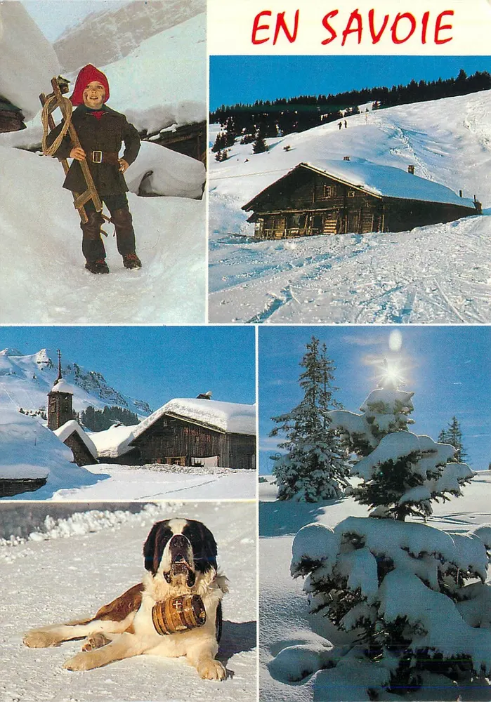 In Savoia — paesaggi invernali e animali — Edizioni EDY - Colori Naturali - Recto