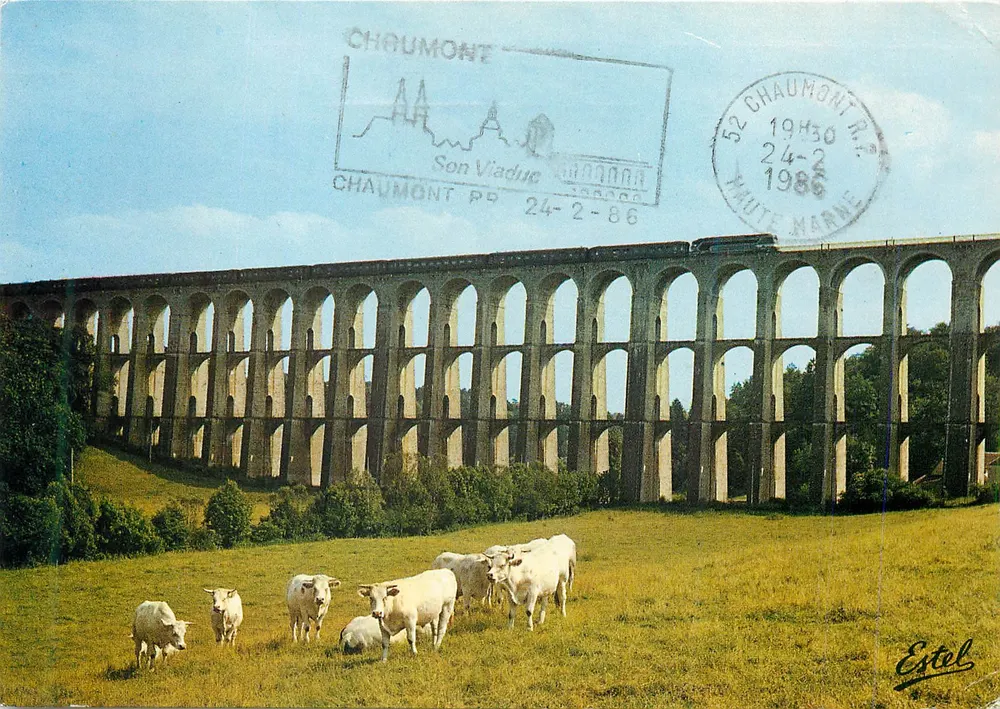Chaumont-Viadukt — Chaumont (Haute-Marne) — Verlag Estel - Vorderseite