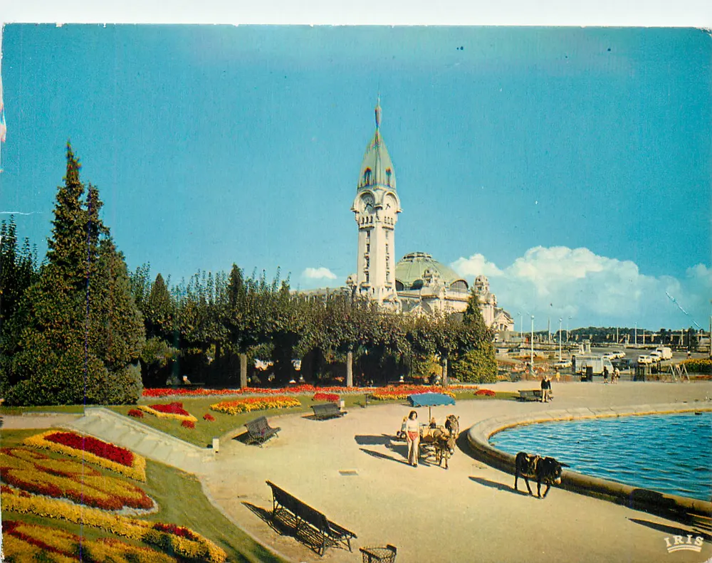 Limoges — Die Station und die Gärten — IRIS - Vorderseite