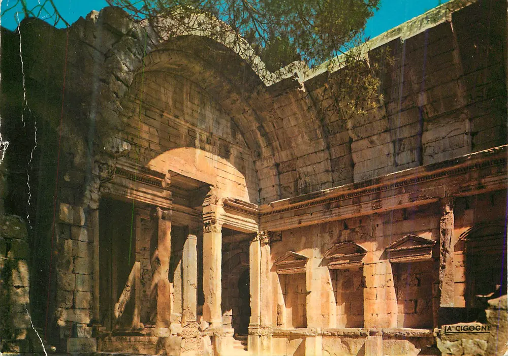Le Temple de Diane — ruines antiques à Nîmes — éditeur LA CIGOGNE - Awers